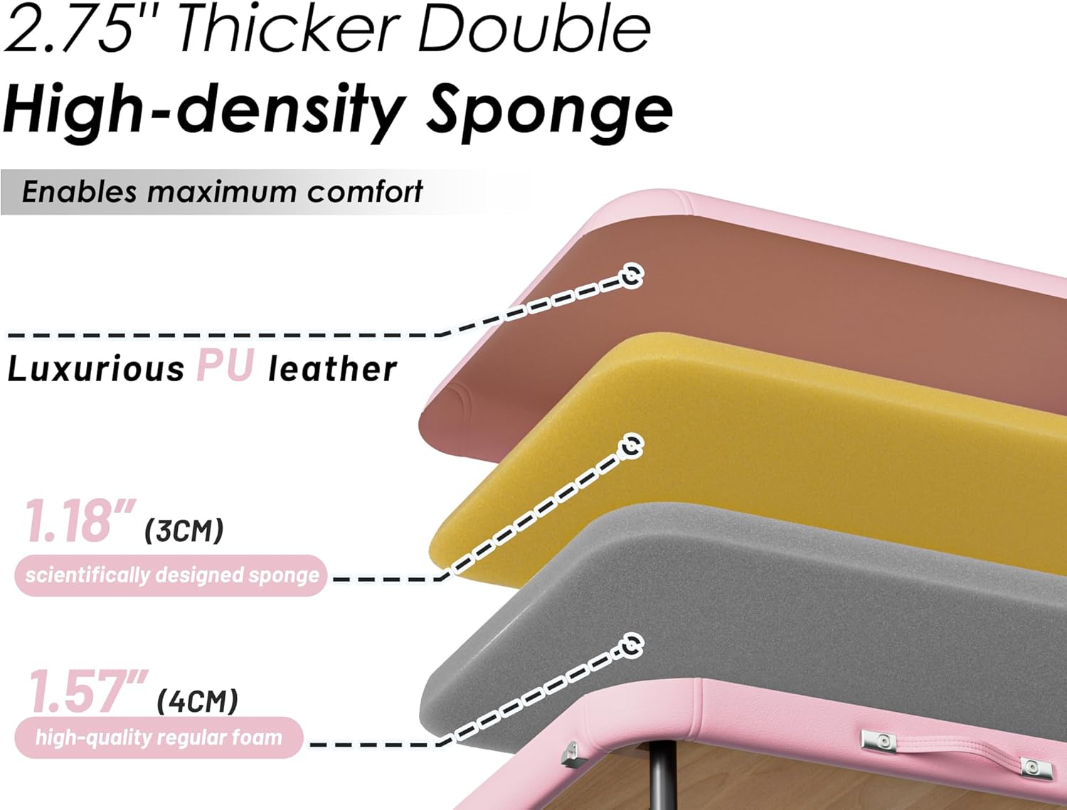 CLORIS - Mesa de masaje profesional de 84 pulgadas, portátil, de aluminio reforzado, con capacidad para hasta 1000 libras, 2 plegables, ligeras, para spa, salón, tatuaje, cama de masaje, altura