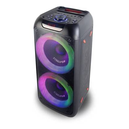 Bocina Portatil Bluetooth Steelpro Nebula Negro Suspension de Aire