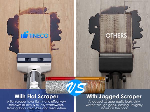 Tineco iFLOOR 5 Breeze Complete Wet Dry Vacuum/Floor Washer, One-Step Cleaning for Hard Floors, Edge Clean, Auto Self-Cleaning, Lightweight & Cordless Design, Blue