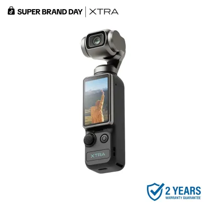 Cámara para vlogs Xtra Muse 4K/120 fps con estabilizador de cardán