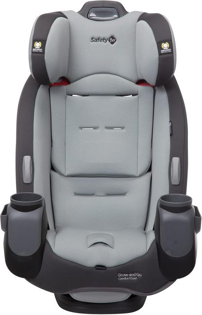Safety1st Autoasiento Grow and Go 3 etapas, Harvest Moon, convertible, protección de impacto lateral, arnés de 5 puntos, tela lavable a máquina, apta para secadora con sistema latch y 2 portavasos.