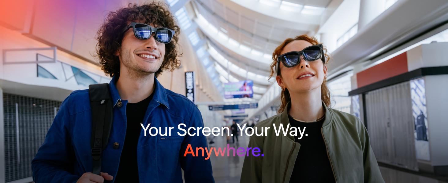 VITURE Luma Pro XR Glasses, Smart Glasses&mdash; 152&rdquo; Crystal-Clear 1200p Display, 1000 Nits Brightness, Works with iPhone 16/15, Android, Mac, PC, Switch 2, PS5 & Steam Deck