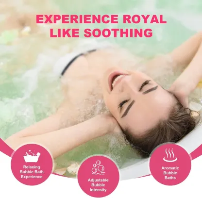 Bubble Bath Mat, Bathtub Mat with Air Massage and Remote Control, Waterproof, Non-Slip, Adjustable Bubble Intensity, Aroma Diffuser, 47x14.2 Inch Full Body Spa Massager