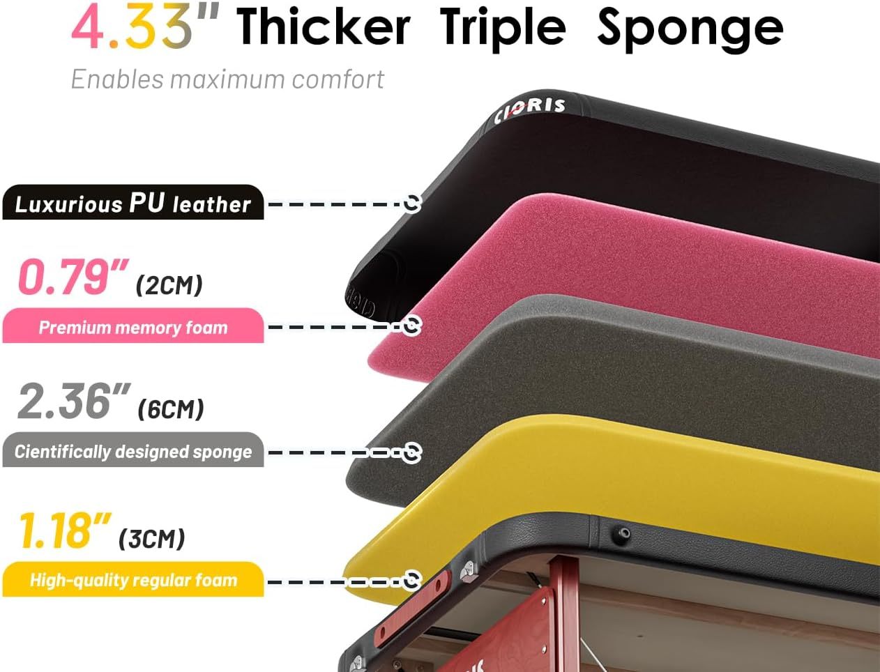 CLORIS - Mesa de masaje profesional de 84 pulgadas, portátil, de aluminio reforzado, con capacidad para hasta 1000 libras, 2 plegables, ligeras, para spa, salón, tatuaje, cama de masaje, altura