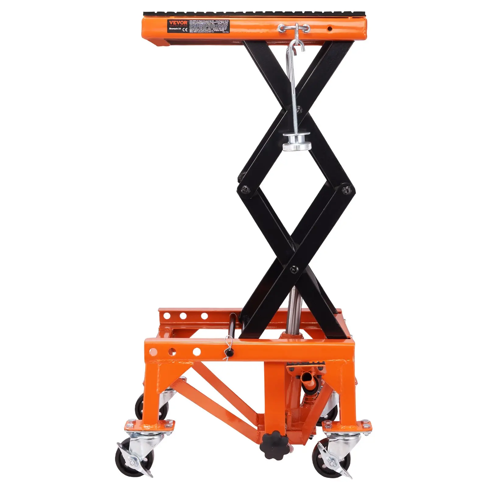 Mesa elevadora hidráulica para motocicletas VEVOR - Capacidad de 350 libras