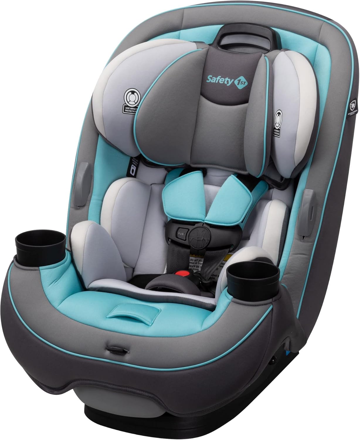 Safety1st Autoasiento Grow and Go 3 etapas, Harvest Moon, convertible, protección de impacto lateral, arnés de 5 puntos, tela lavable a máquina, apta para secadora con sistema latch y 2 portavasos.