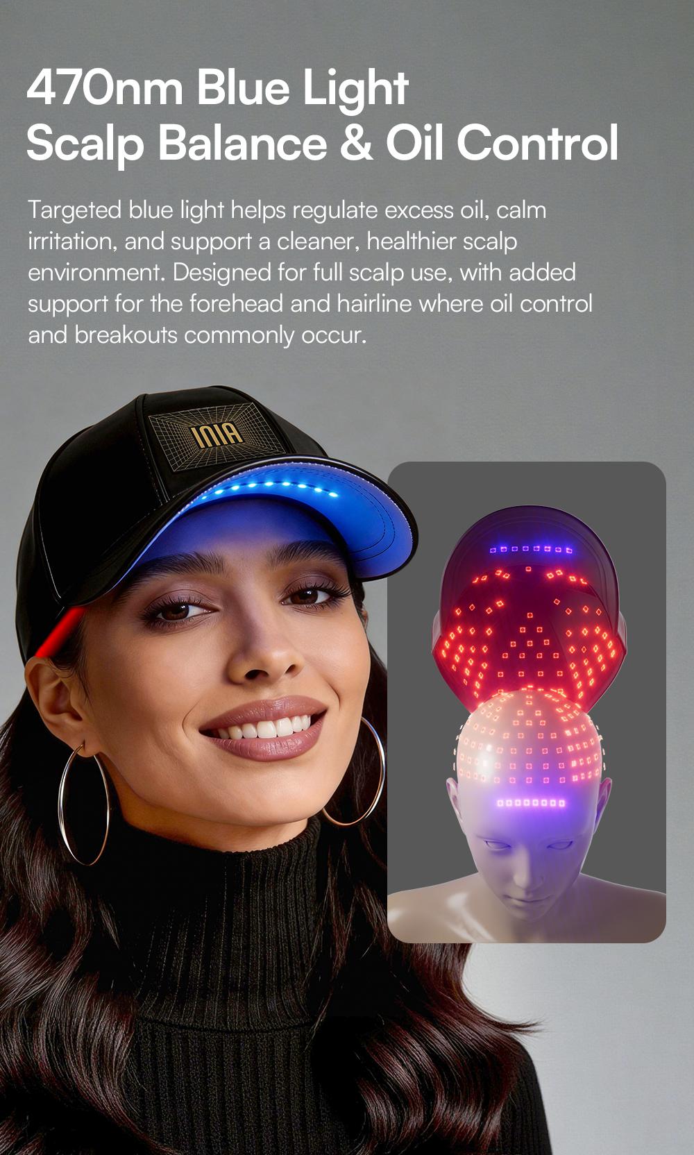 INIA REGEN Laser Hair Growth Cap, Help Reduce Shedding & Support Thicker Hair | 398 Lasers & LEDs Full-Scalp Red Light Therapy, Blue Light Scalp Care, Wireless & Portable,Summer Beauty Gift Ideas INIA REGEN Laser Hair Growth Cap, Help Reduce Shedding & Support Thicker Hair | 398 Lasers & LEDs Full-Scalp Red Light Therapy, Blue Light Scalp Care, Wireless & Portable,Summer Beauty Gift Ideas