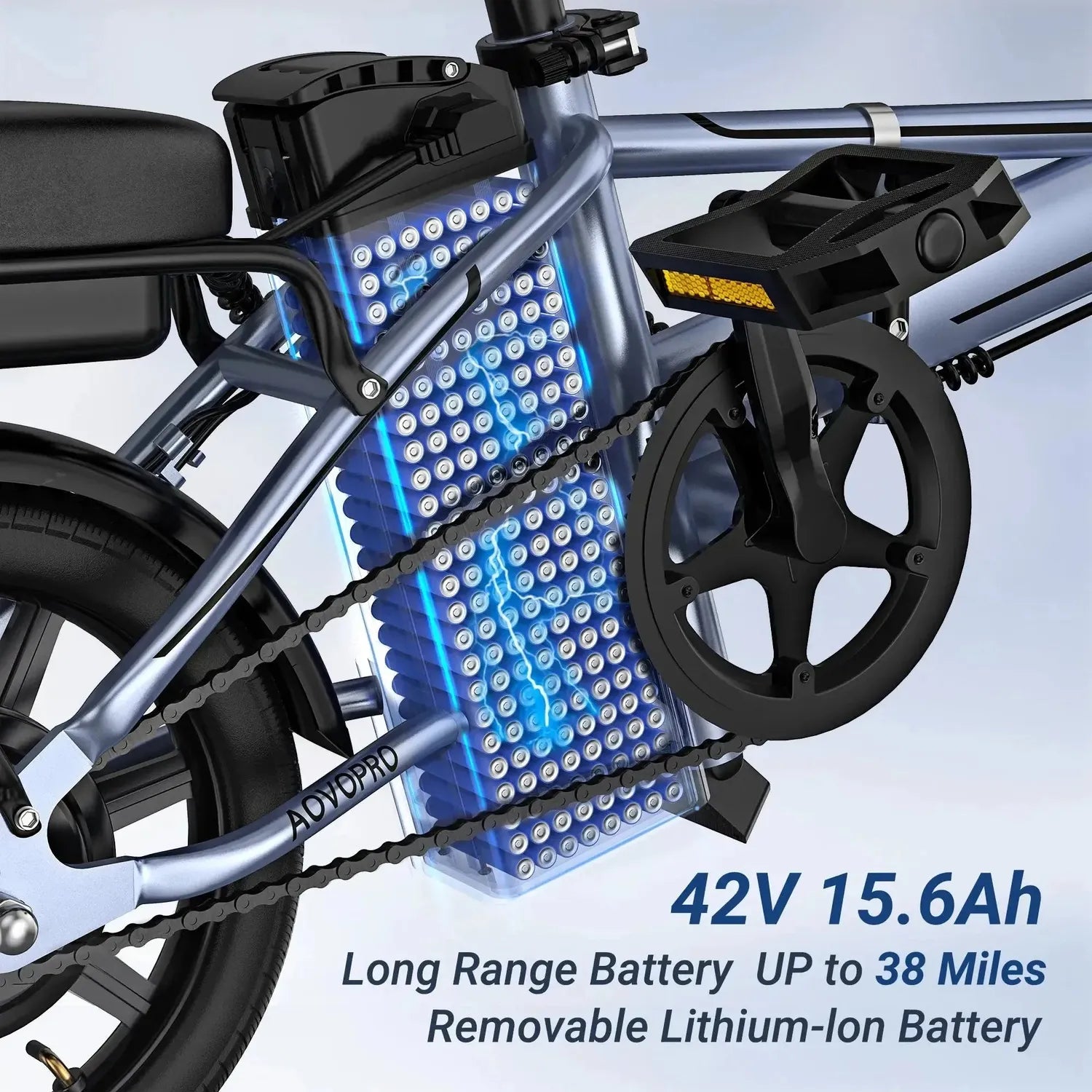 Bicicleta eléctrica AOVOPRO EB60