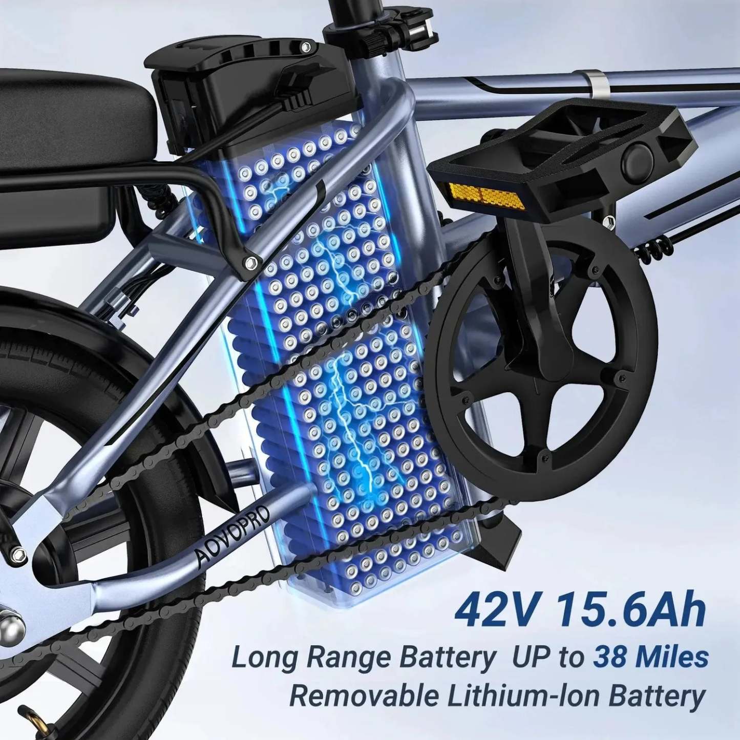 Bicicleta eléctrica AOVOPRO EB60