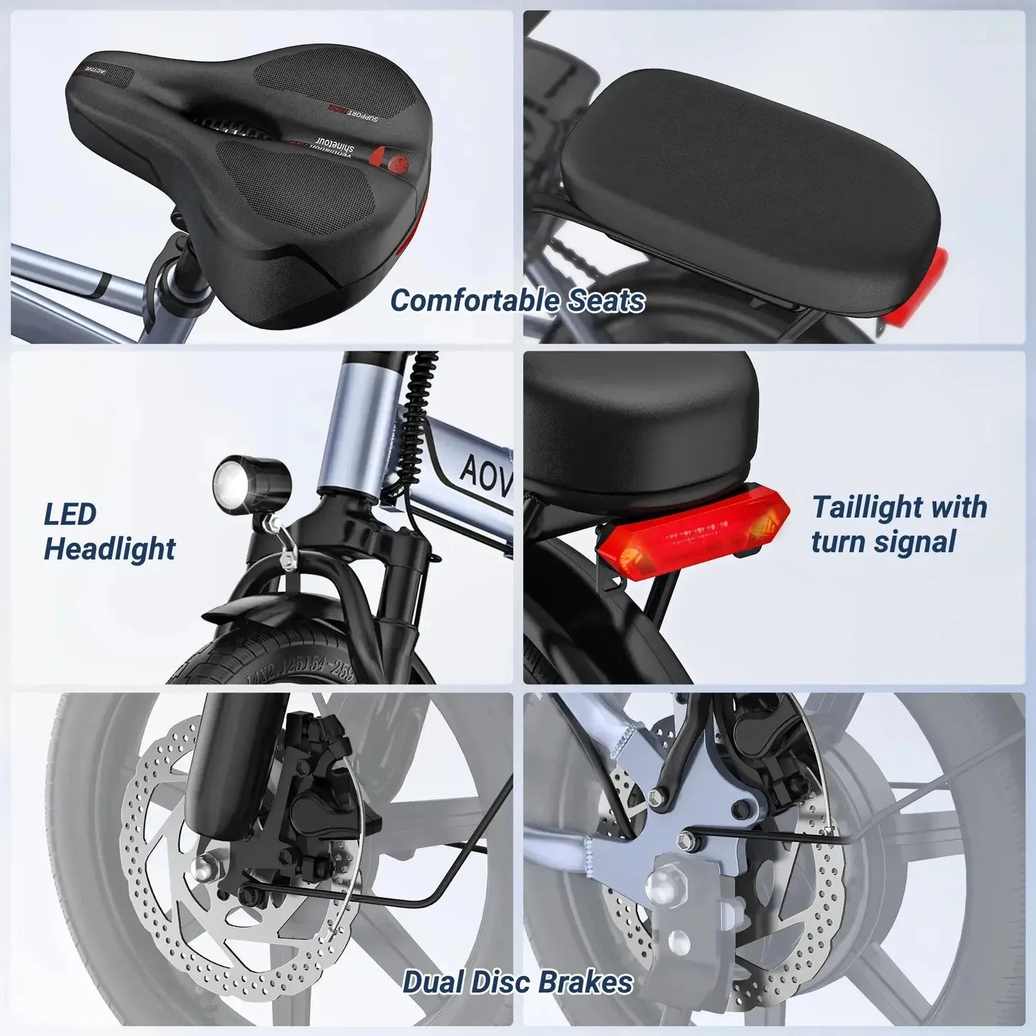 Bicicleta eléctrica AOVOPRO EB60