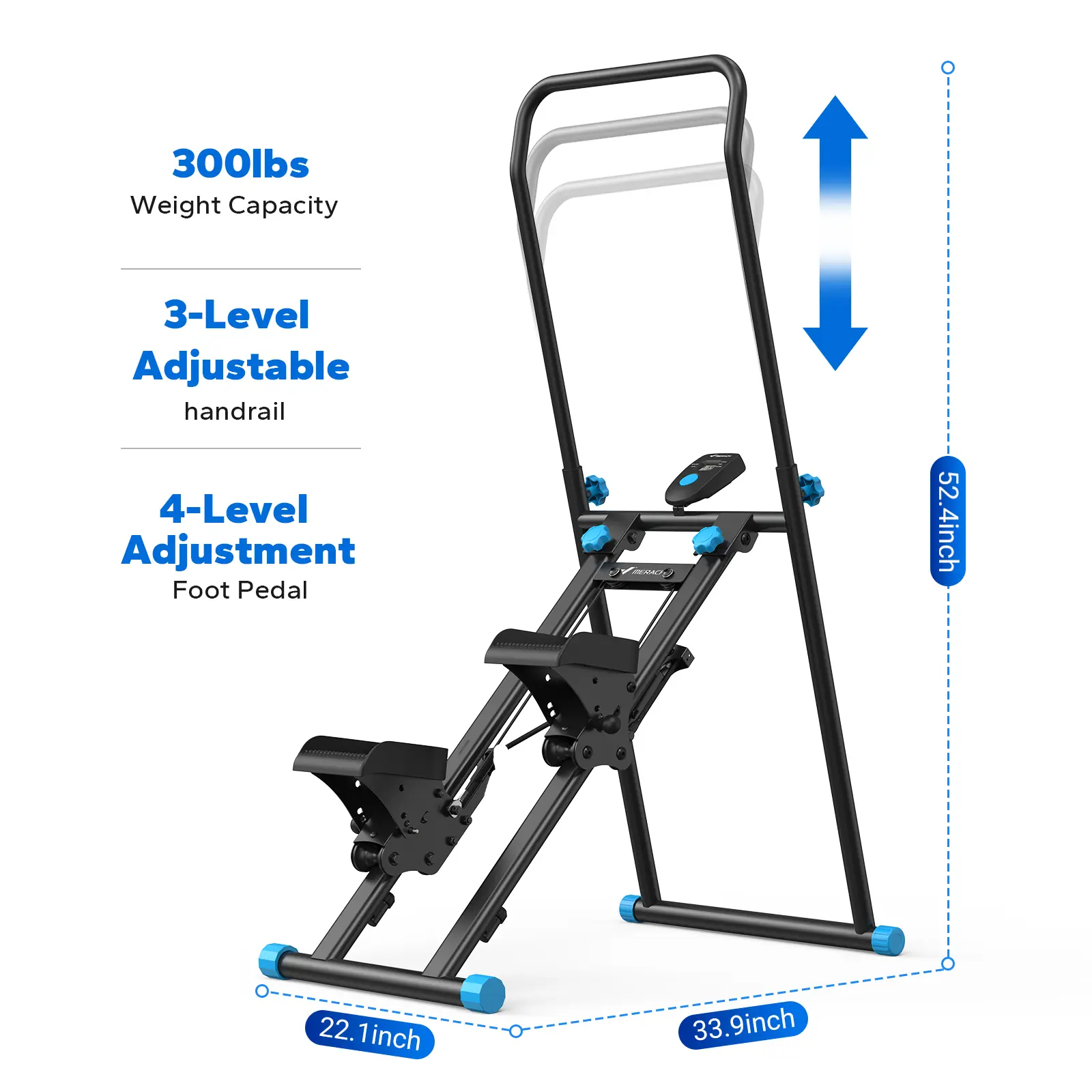 Stepper con manillar: entrenamiento de cuerpo completo
