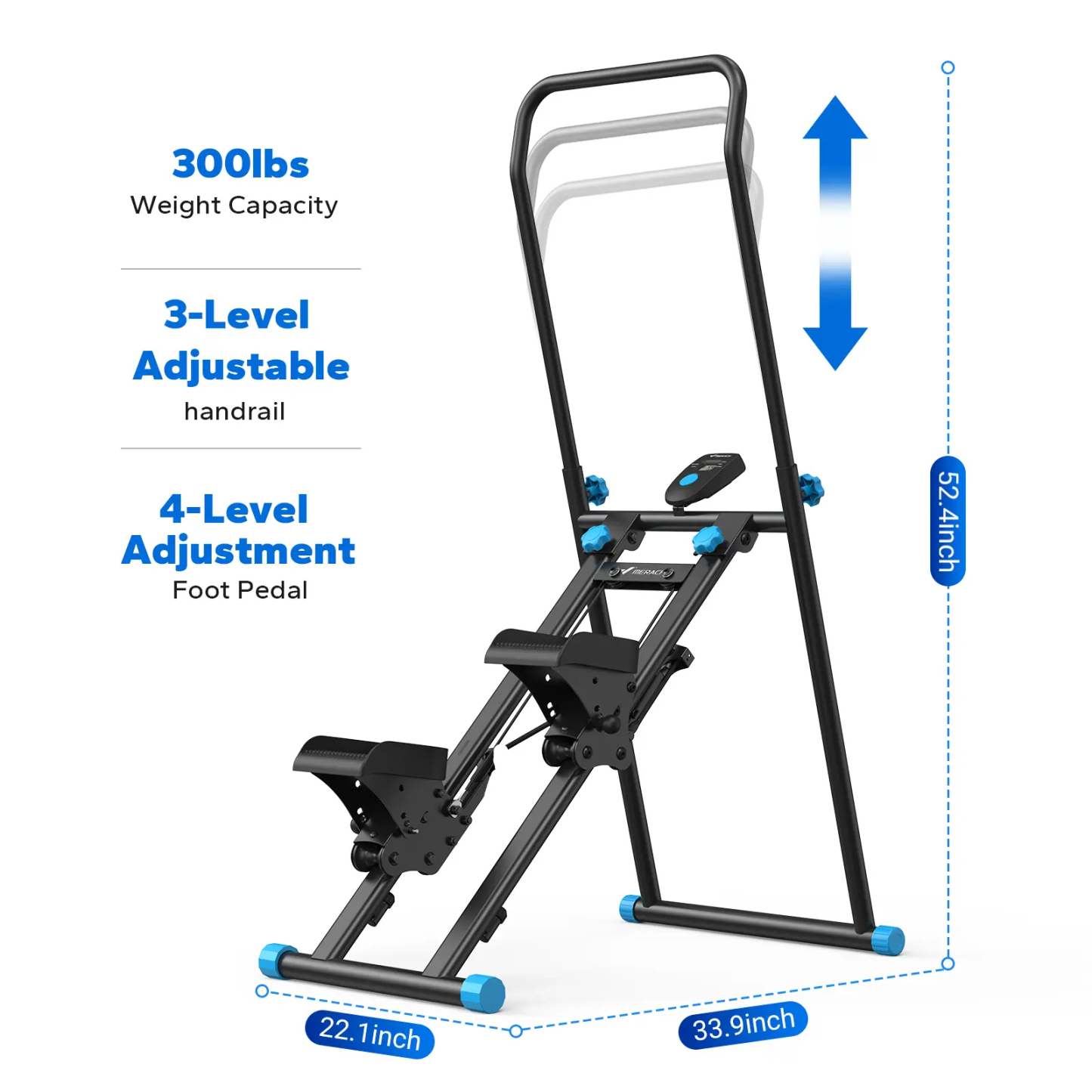 Stepper con manillar: entrenamiento de cuerpo completo
