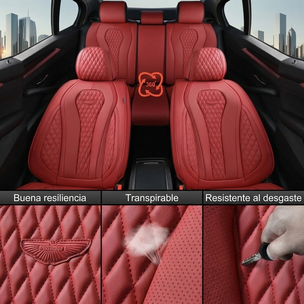 Fundas para asientos de coche Coverado Luxury (5 plazas) – Ajuste universal