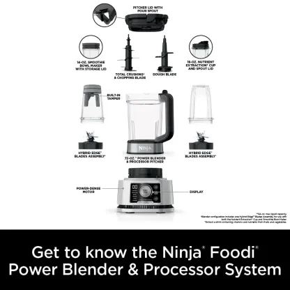 Sistema de cocina Ninja Detect™: licuadora potente y procesador de alimentos