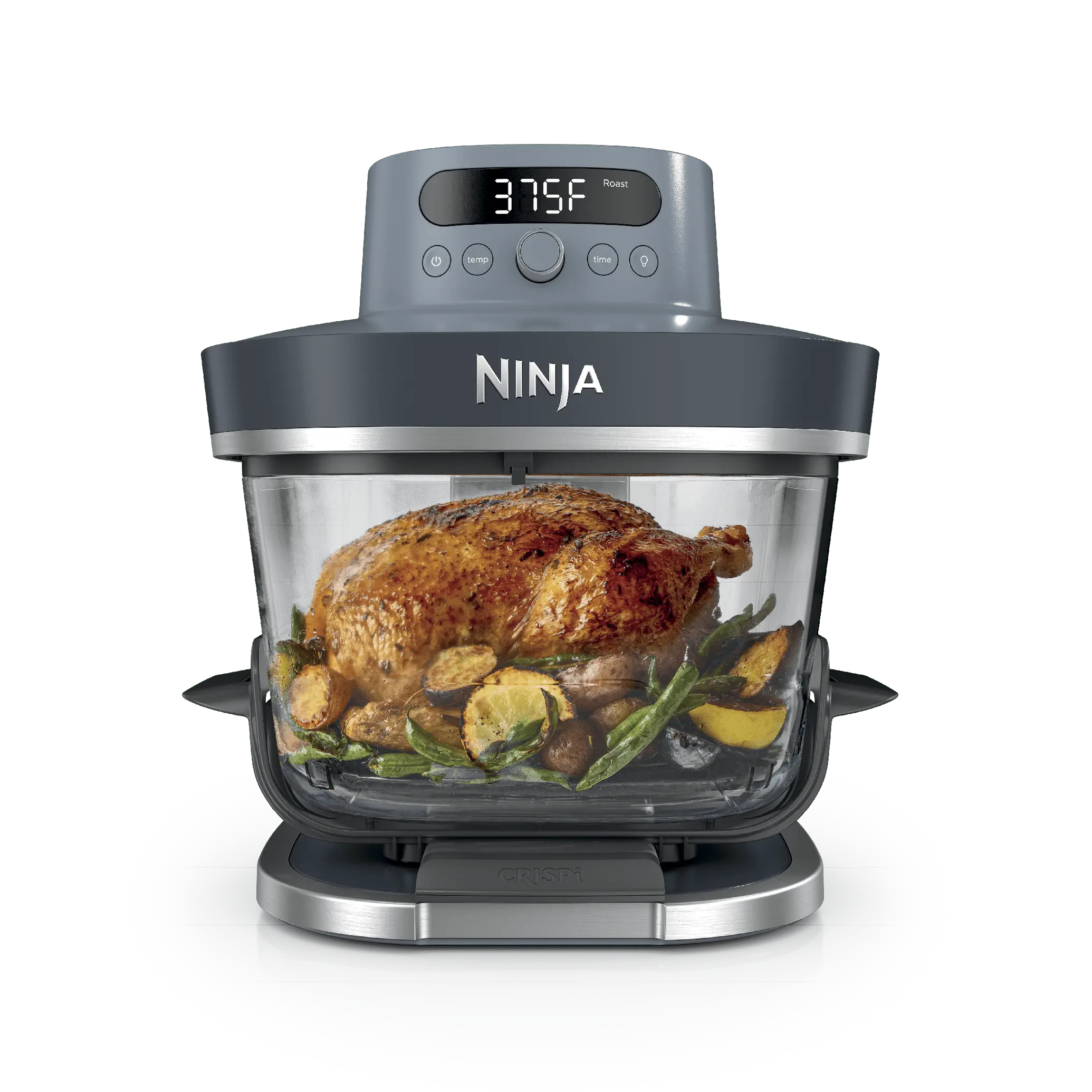 Freidora de aire de 6 en 1 Ninja Crispi Pro con base de vidrio para encimera - AS101