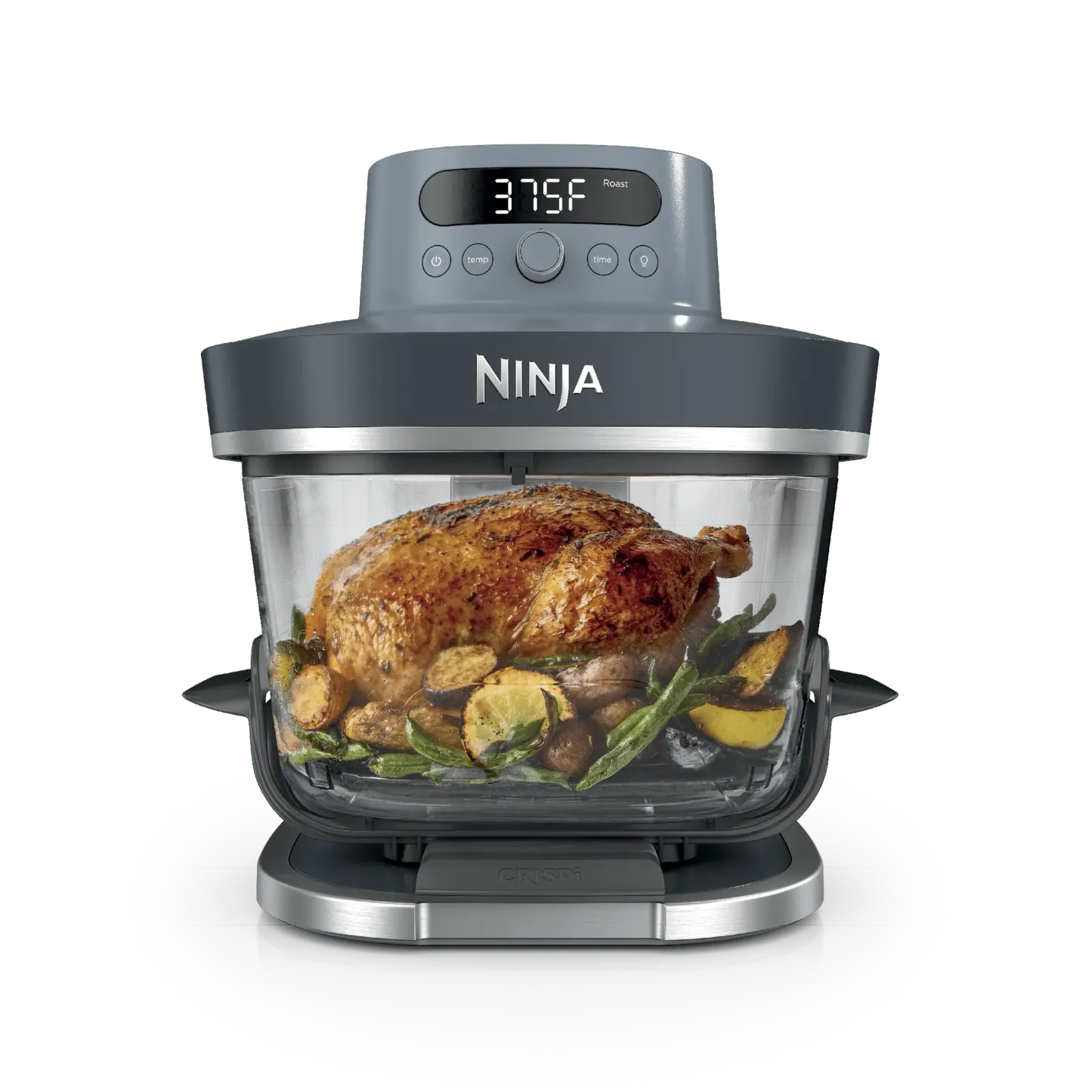 Freidora de aire de 6 en 1 Ninja Crispi Pro con base de vidrio para encimera - AS101
