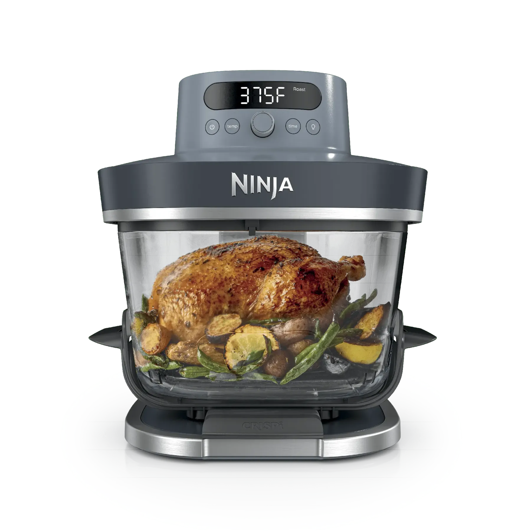 Freidora de aire de 6 en 1 Ninja Crispi Pro con base de vidrio para encimera - AS101