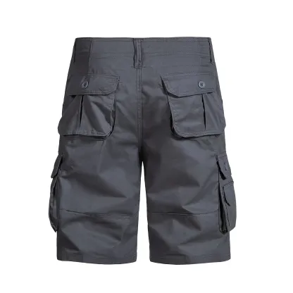 Paquete de 6 pantalones cargo para hombre, shorts tácticos para hombre, shorts para hombre con bolsillos multifuncionales, ideales para golf y actividades al aire libre, shorts de senderismo para hombre, resistentes al desgaste, que no se arrugan y transp