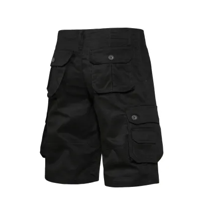 Paquete de 6 pantalones cargo para hombre, shorts tácticos para hombre, shorts para hombre con bolsillos multifuncionales, ideales para golf y actividades al aire libre, shorts de senderismo para hombre, resistentes al desgaste, que no se arrugan y transp