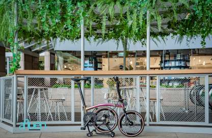 Bicicleta plegable Avro Foldie – 16 pulgadas, 9 velocidades, freno de disco