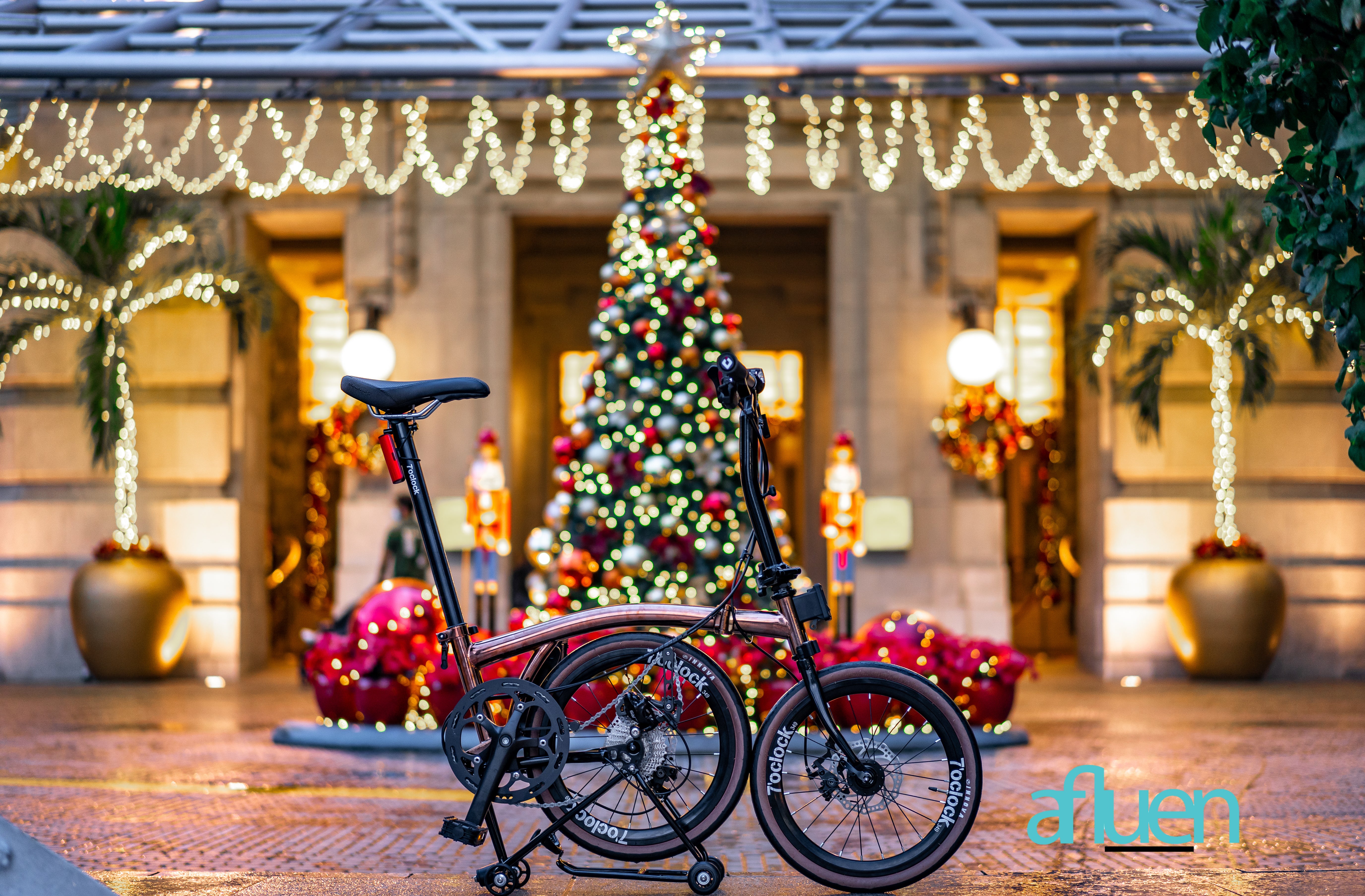 Bicicleta plegable Avro Foldie – 16 pulgadas, 9 velocidades, freno de disco