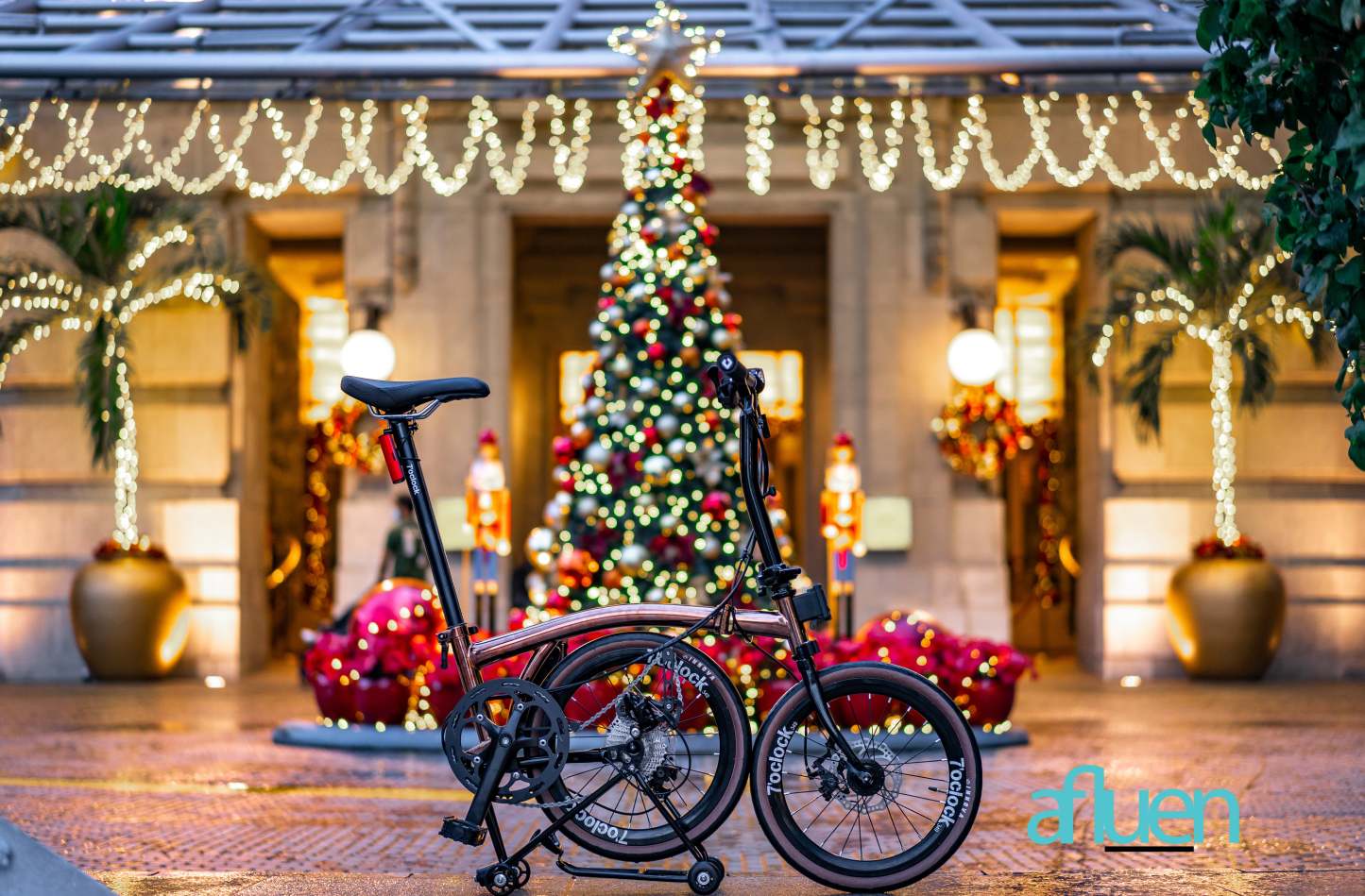 Bicicleta plegable Avro Foldie – 16 pulgadas, 9 velocidades, freno de disco