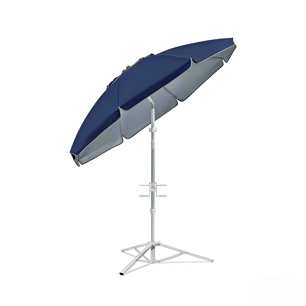[Compra uno y llévate otro gratis] Sombrilla portátil con protección solar UPF 50+, base y accesorios.