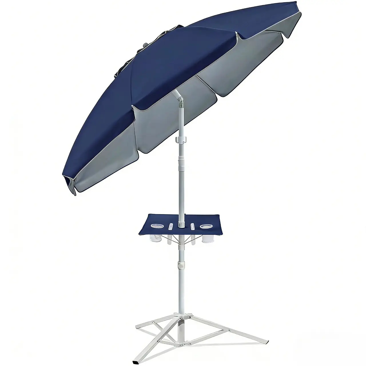 [Compra uno y llévate otro gratis] Sombrilla portátil con protección solar UPF 50+, base y accesorios.