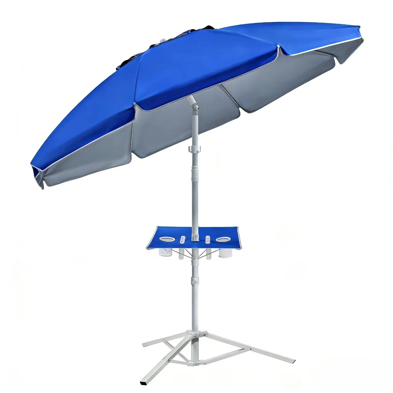 [Compra uno y llévate otro gratis] Sombrilla portátil con protección solar UPF 50+, base y accesorios.