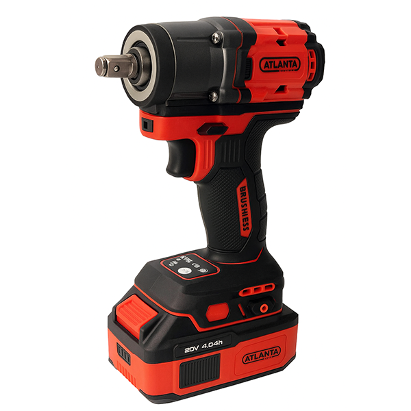 ESTUCHE DE HERRAMIENTAS CON PISTOLA DE IMPACTO A BATERIA ATLANTA