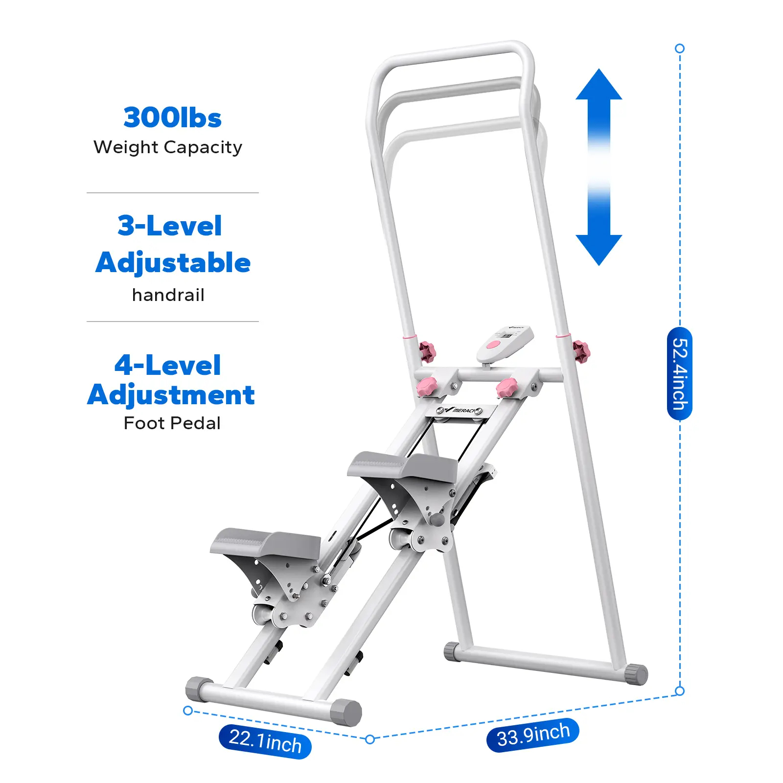 Stepper con manillar: entrenamiento de cuerpo completo