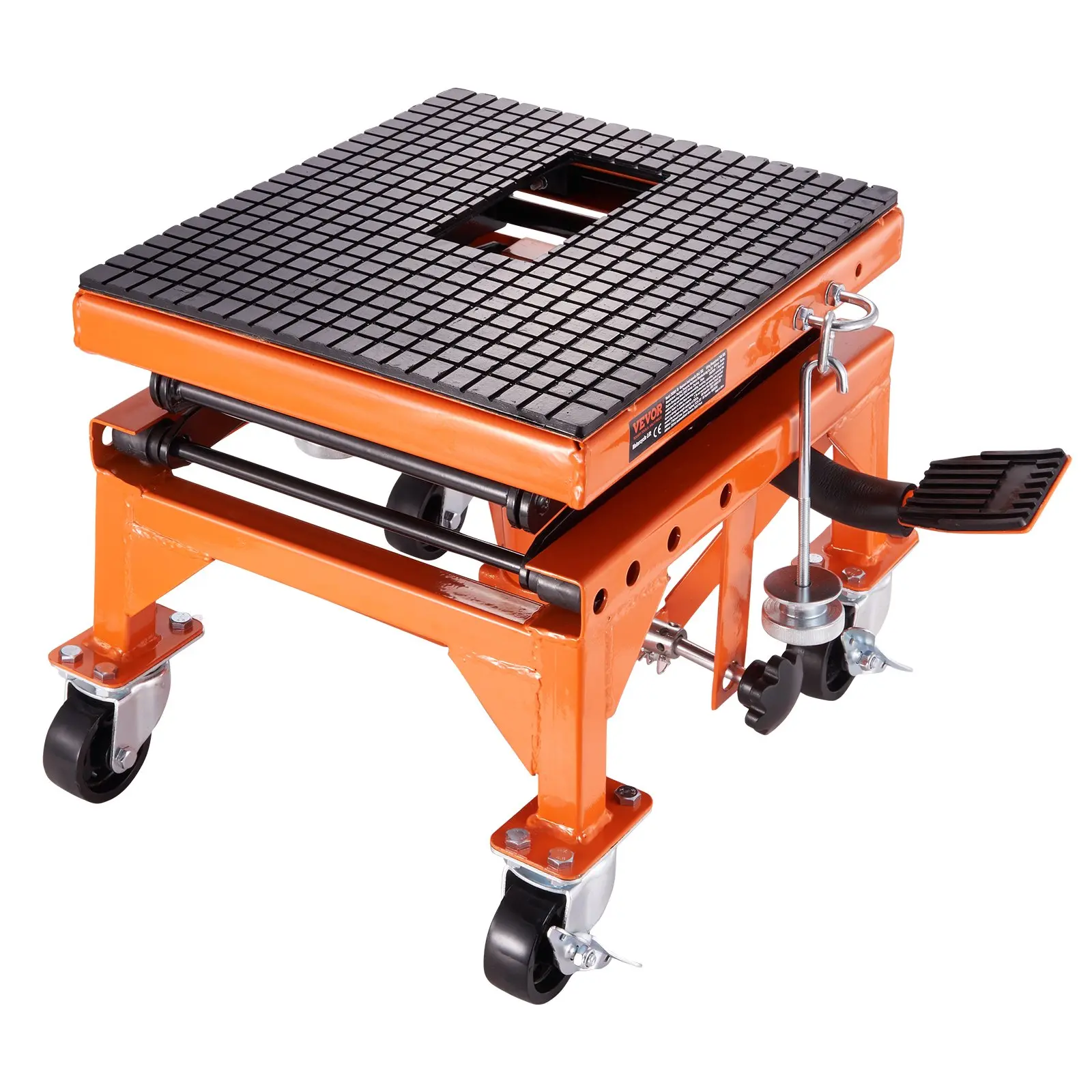 Mesa elevadora hidráulica para motocicletas VEVOR - Capacidad de 350 libras