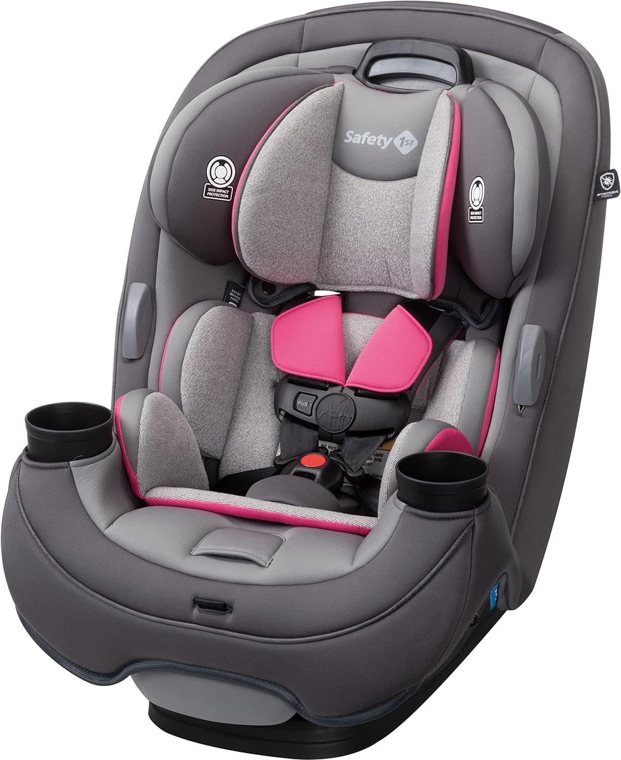 Safety1st Autoasiento Grow and Go 3 etapas, Harvest Moon, convertible, protección de impacto lateral, arnés de 5 puntos, tela lavable a máquina, apta para secadora con sistema latch y 2 portavasos.