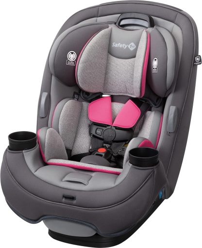Safety1st Autoasiento Grow and Go 3 etapas, Harvest Moon, convertible, protección de impacto lateral, arnés de 5 puntos, tela lavable a máquina, apta para secadora con sistema latch y 2 portavasos.