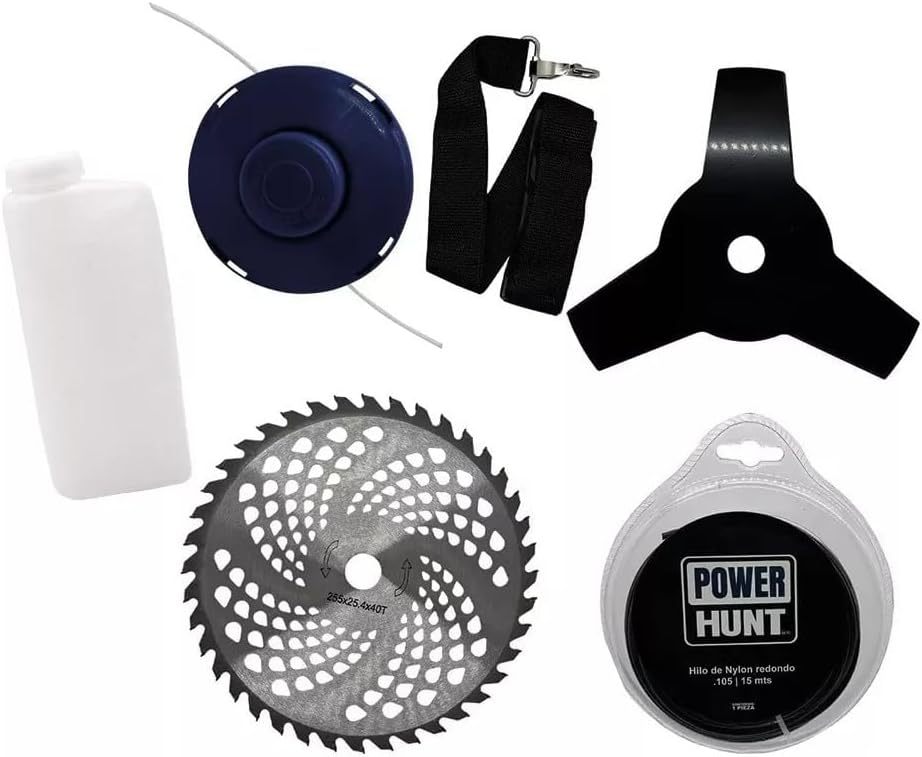 Nueva DELTA POWER HUNT Desbrozadora a Gasolina de 52cc, 2,5hp, Tubo Recto, Maneral Tipo Bicicleta, 8,3kg