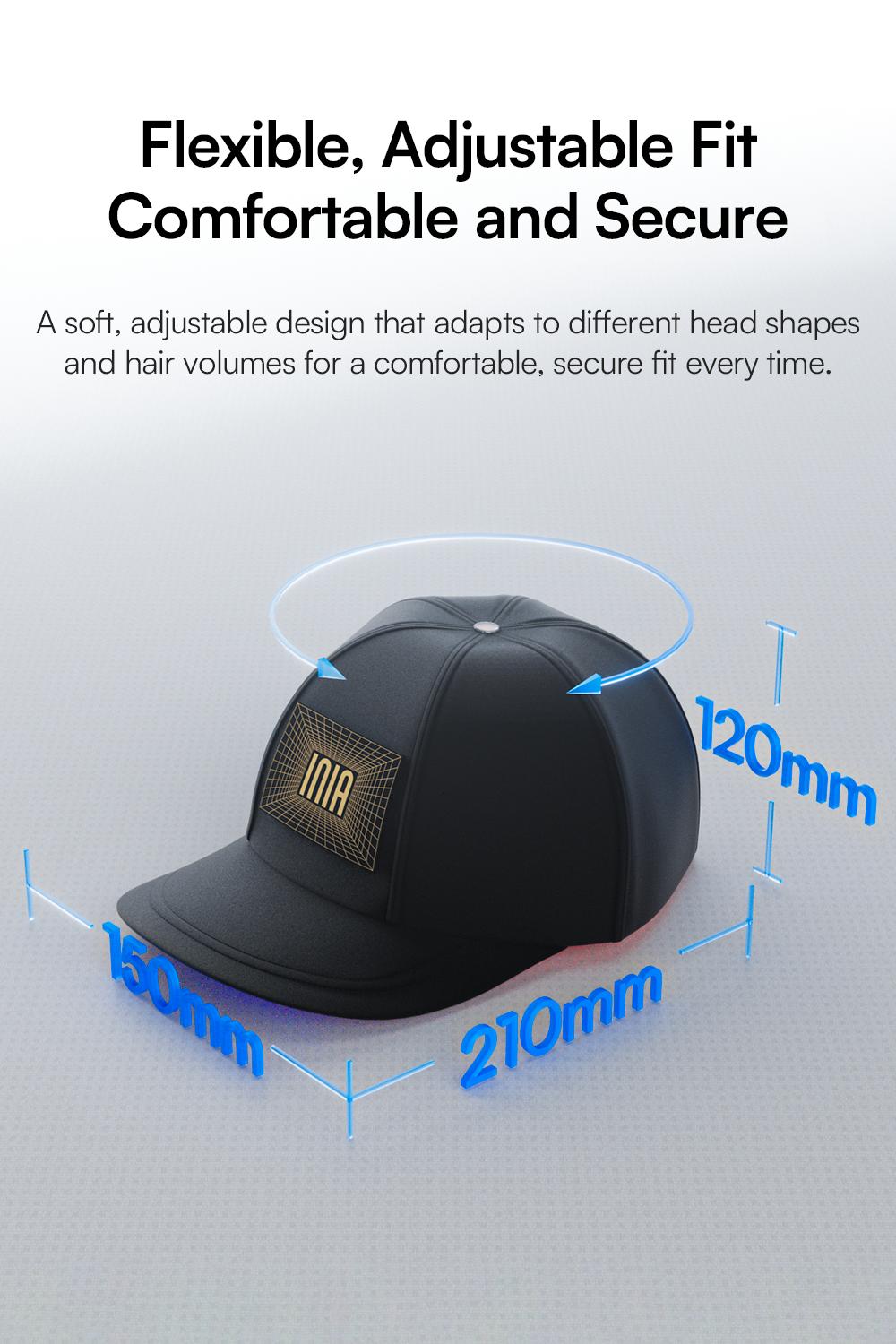 INIA REGEN Laser Hair Growth Cap, Help Reduce Shedding & Support Thicker Hair | 398 Lasers & LEDs Full-Scalp Red Light Therapy, Blue Light Scalp Care, Wireless & Portable,Summer Beauty Gift Ideas INIA REGEN Laser Hair Growth Cap, Help Reduce Shedding & Support Thicker Hair | 398 Lasers & LEDs Full-Scalp Red Light Therapy, Blue Light Scalp Care, Wireless & Portable,Summer Beauty Gift Ideas