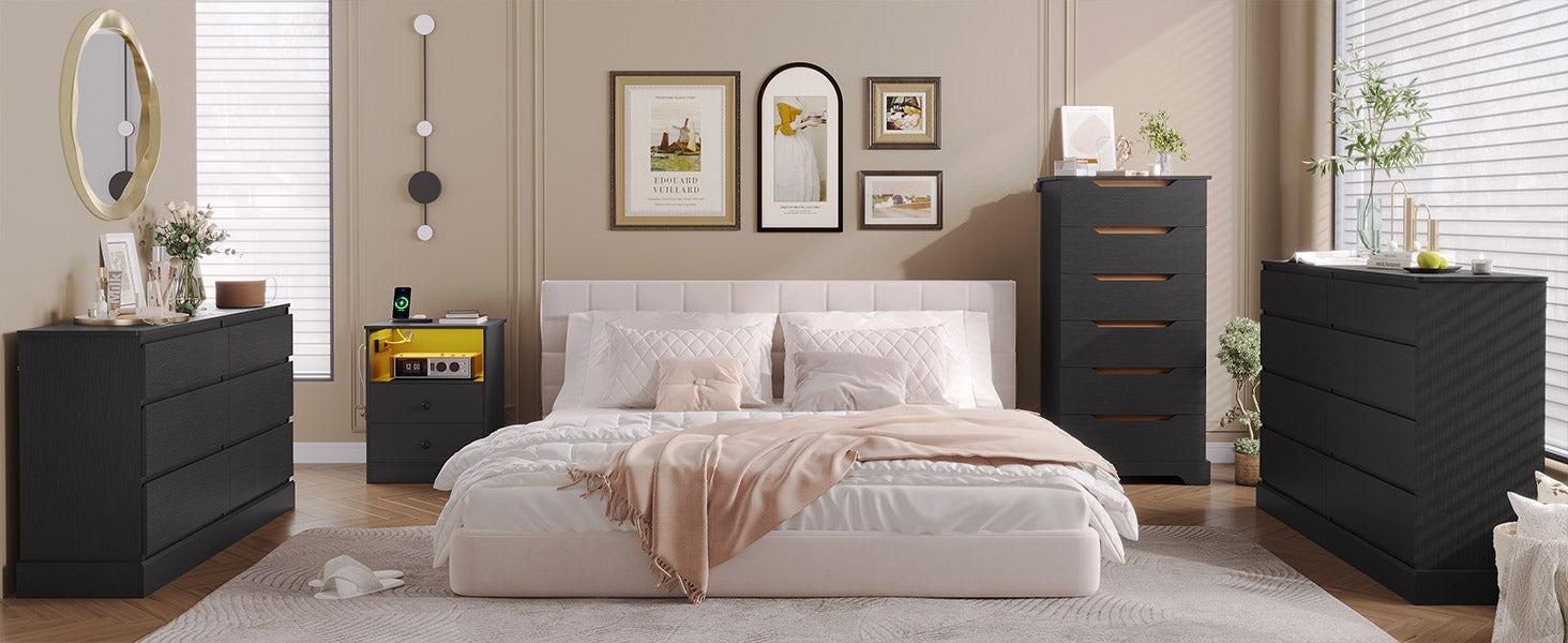 Sikaic 8 Drawers Dresser, Large Double Dressers, Dressers for Bedroom, Modern Chest of Drawers Storage Organizer for Bedroom, Living Room, Entryway DealsForYouDays Summerwins