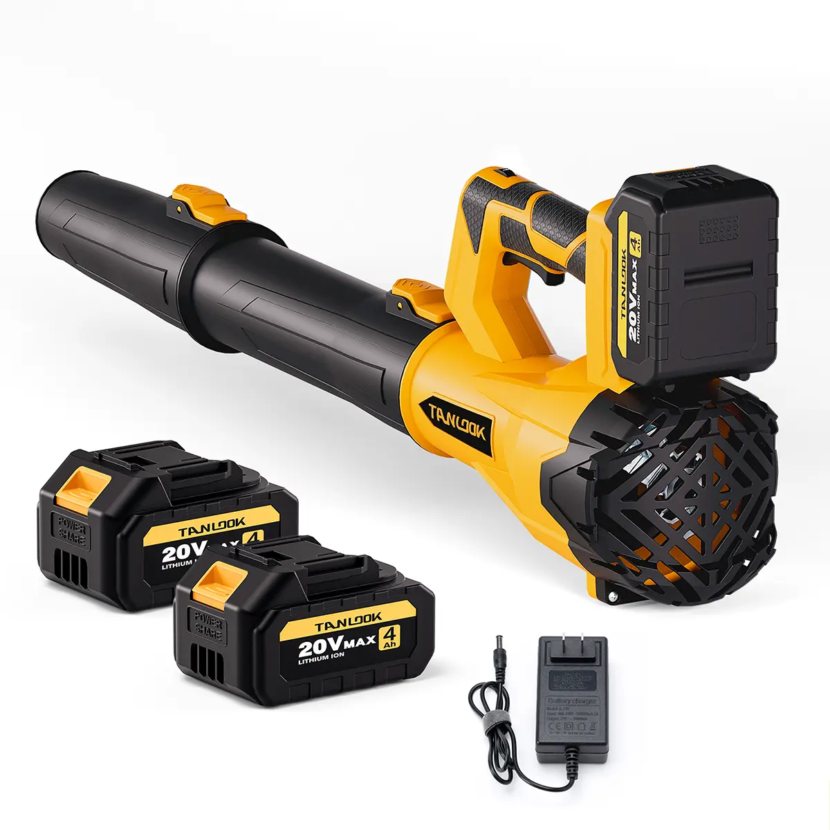Soplador de hojas eléctrico de alta potencia TANLOOK - 580 CFM