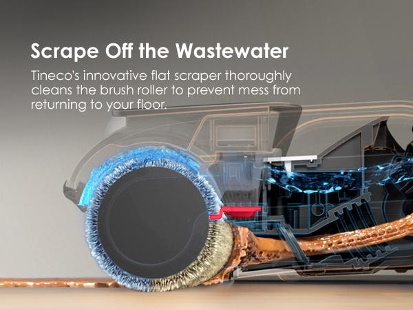 Tineco iFLOOR 5 Breeze Complete Wet Dry Vacuum/Floor Washer, One-Step Cleaning for Hard Floors, Edge Clean, Auto Self-Cleaning, Lightweight & Cordless Design, Blue