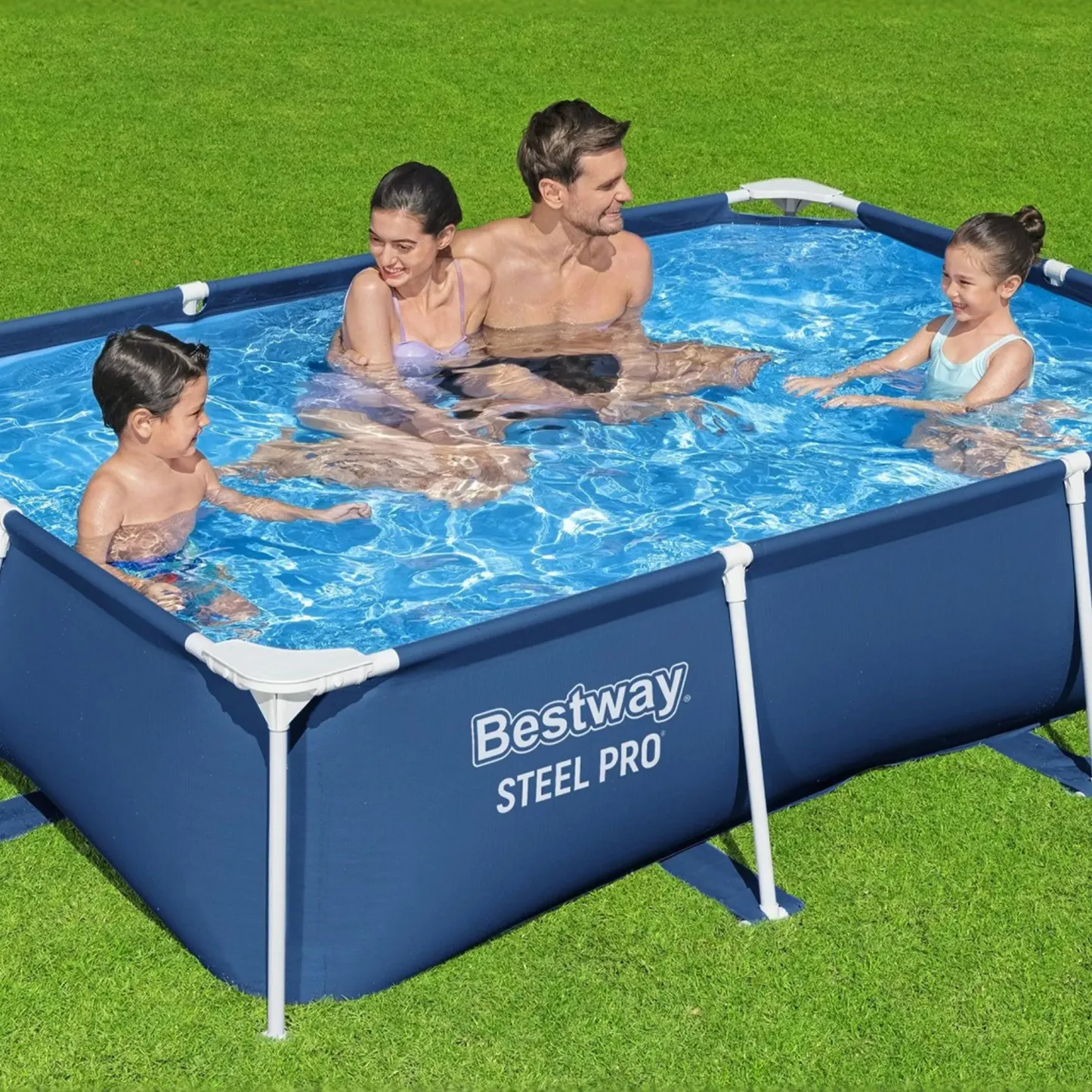 Piscina rectangular Bestway Steel Pro de 8,5' x 67' x 24'
