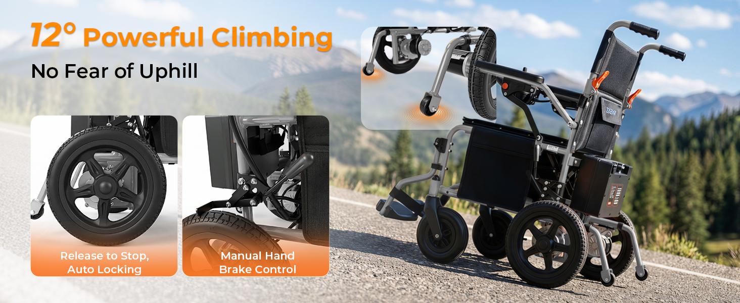【Zygenair】 Electric Wheelchair for Adults Lightweight Foldable Power Wheelchair with 500W Dual Motors 15 Miles Range All Terrain Wheels 330 lbs Capacity Enhanced Safety Features Durable Shock Absorbing Posture Aid