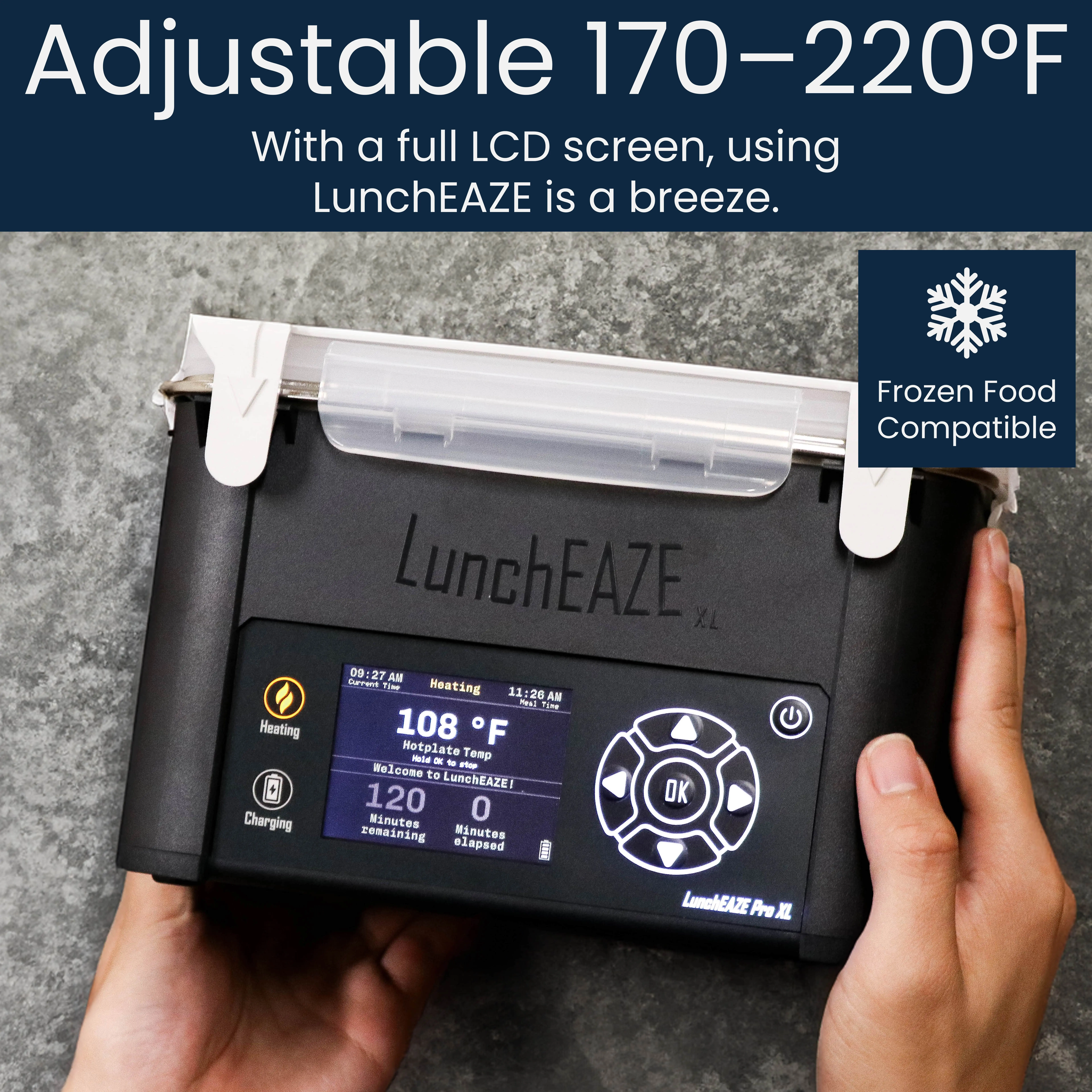 Lonchera térmica inalámbrica LunchEAZE XL – Capacidad de 6 tazas