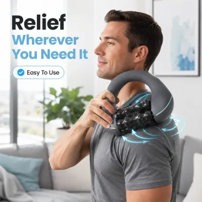 [Regalo para el Día del Padre] El masajeador eléctrico manual WeBack ofrece alivio para todo el cuerpo, actuando sobre los tejidos profundos y los músculos mediante rotación a 3 velocidades.