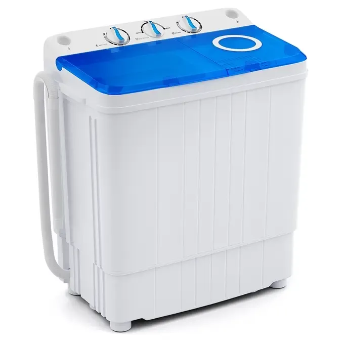 Lavadora de doble tina Costway - Capacidad de 9 kg (20 libras), diseño compacto