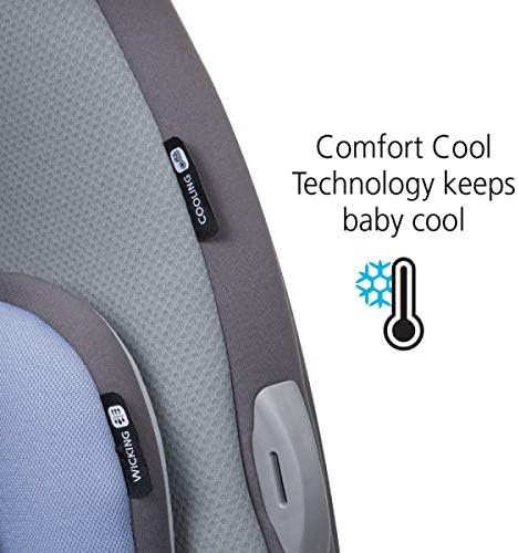 Safety1st Autoasiento Grow and Go 3 etapas, Harvest Moon, convertible, protección de impacto lateral, arnés de 5 puntos, tela lavable a máquina, apta para secadora con sistema latch y 2 portavasos.