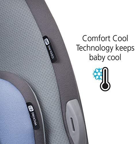 Safety1st Autoasiento Grow and Go 3 etapas, Harvest Moon, convertible, protección de impacto lateral, arnés de 5 puntos, tela lavable a máquina, apta para secadora con sistema latch y 2 portavasos.