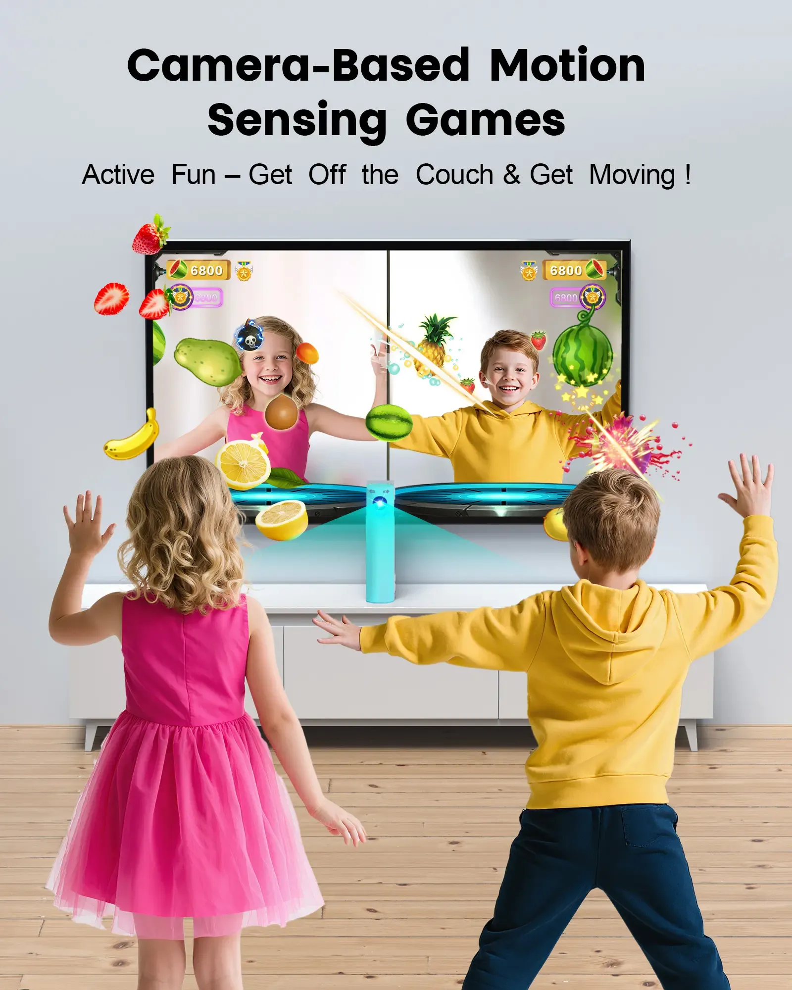 Consola de juegos de realidad aumentada (AR) para niños y actividades familiares en interiores | Edades de 3 a 12 años
