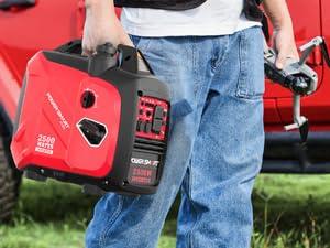 (Storm-Ready)Powersmart 2500W Inverter Gas Generator ,39-Pound RV Ready Outdoor Generator, Parallel Capability, Quiet Generator for Home Use,Camping,Low Fuel Consumption,Portable,Quiet Operation,Outdoor Use, Hurricane,Emergency(HB5020 HB5020C)