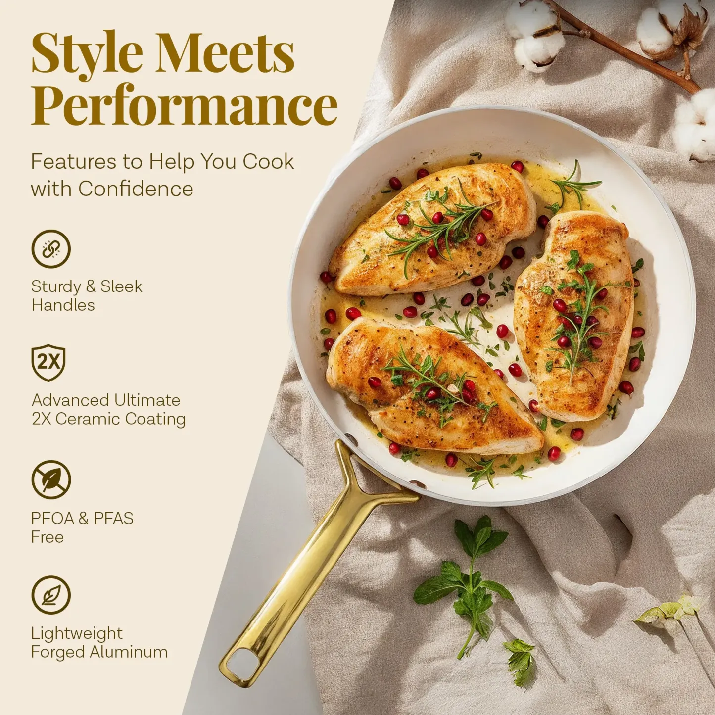 Juego de utensilios de cocina de 11 piezas Gotham Steel Modern Collection