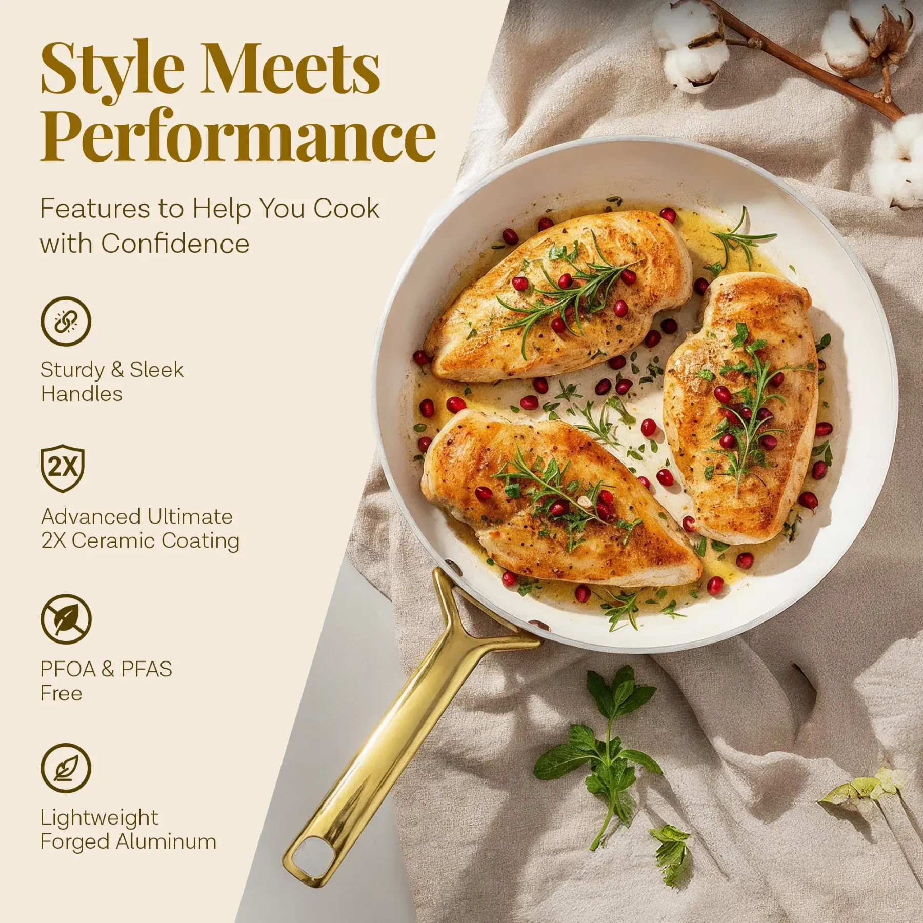 Juego de utensilios de cocina de 11 piezas Gotham Steel Modern Collection